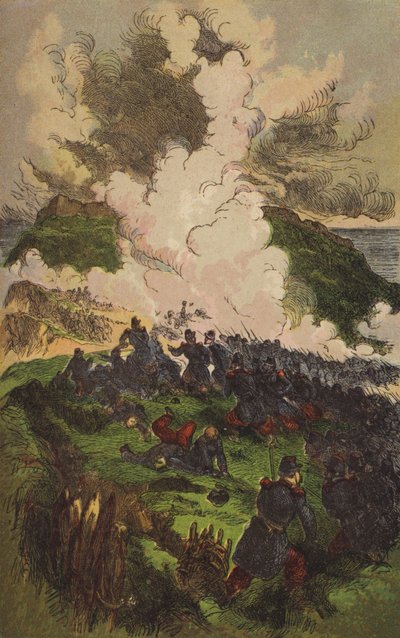 Assault on the Malakoff by English School